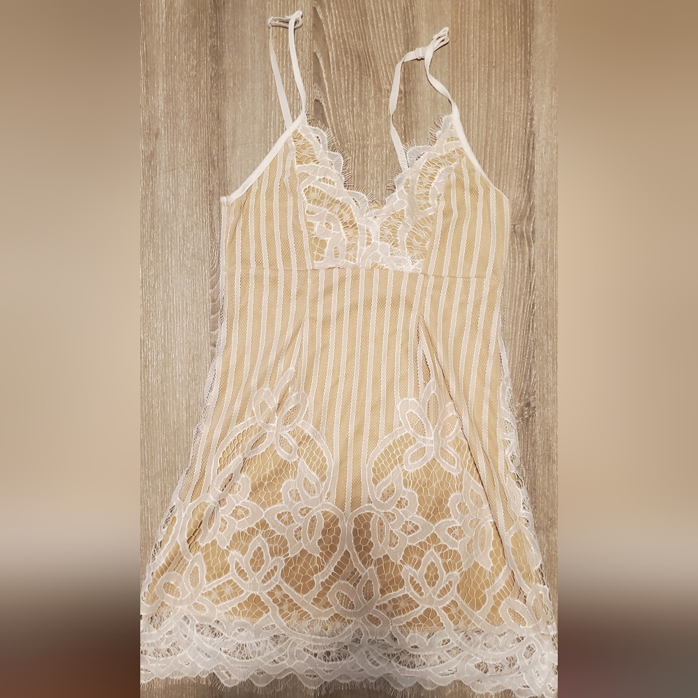Strappy lace dress